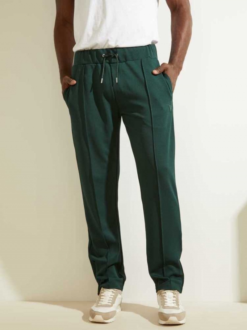 Pantalon Guess Eco Phil Homme Vert Foncé | 59172-JWNF