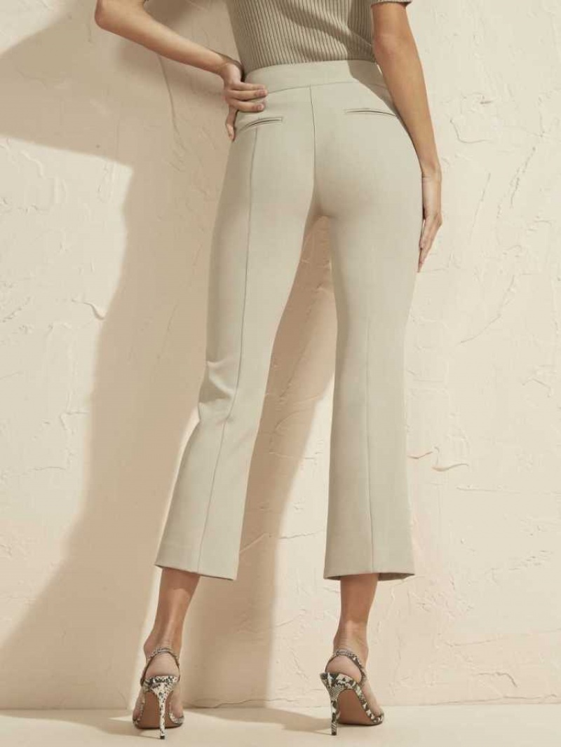 Pantalon Guess Evelyn Cropped Femme Menthe | 27315-ZYUQ