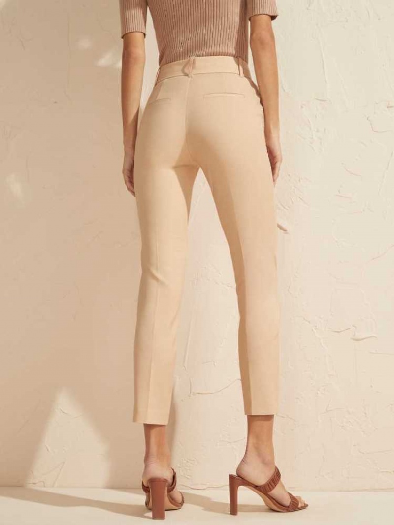 Pantalon Guess Hollywood Chino Femme Blanche | 09648-MVLH