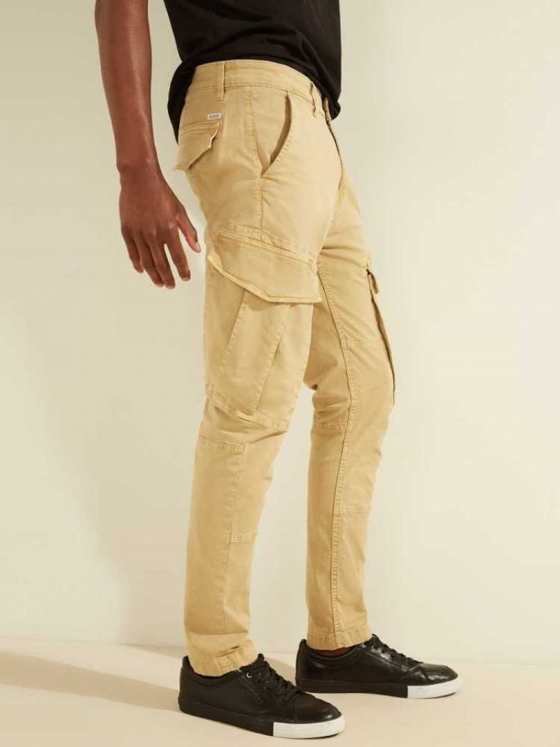 Pantalon Guess Lonita Twill Cargo Homme Multicolore | 51049-DRGP