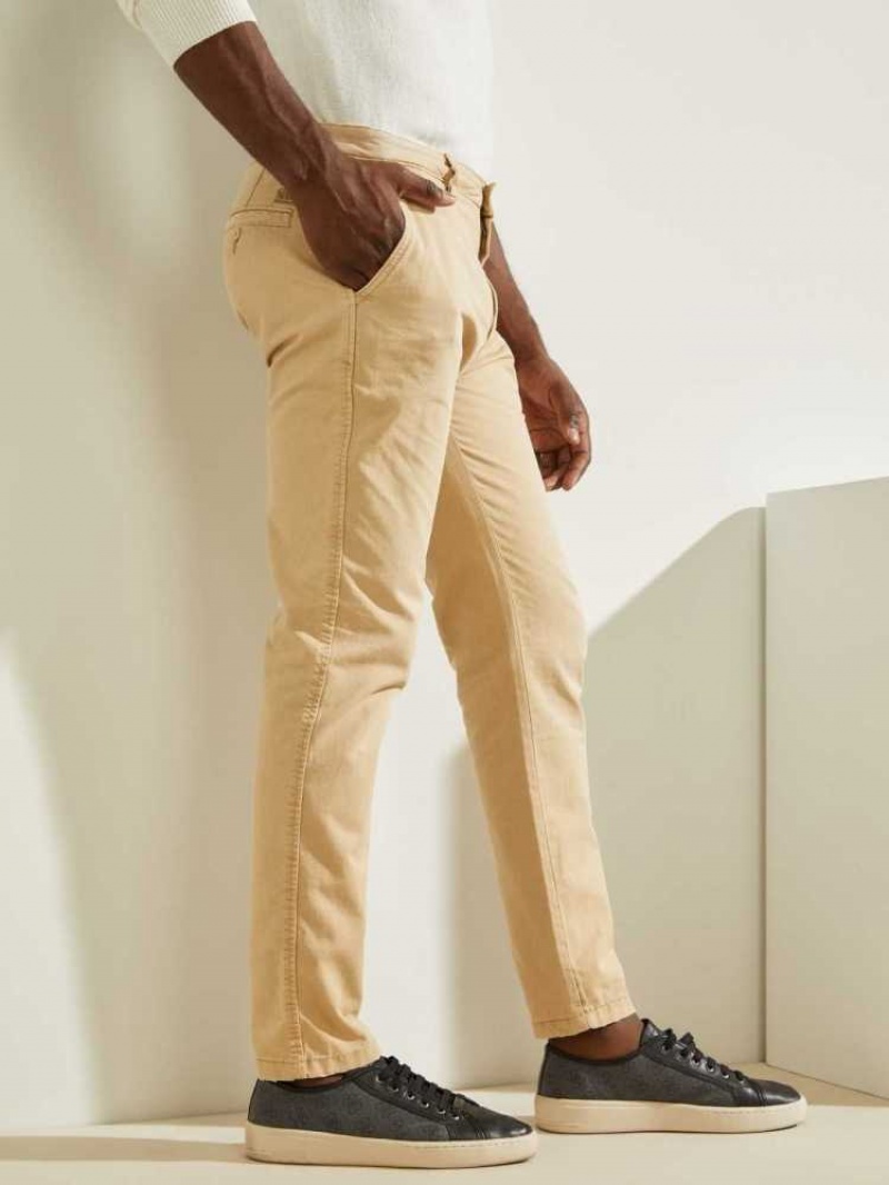 Pantalon Guess Max Homme Beige | 71283-GTEF