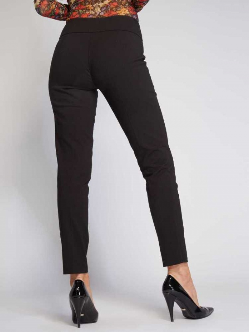 Pantalon Guess Olivia Mince Femme Noir | 34721-VUEC