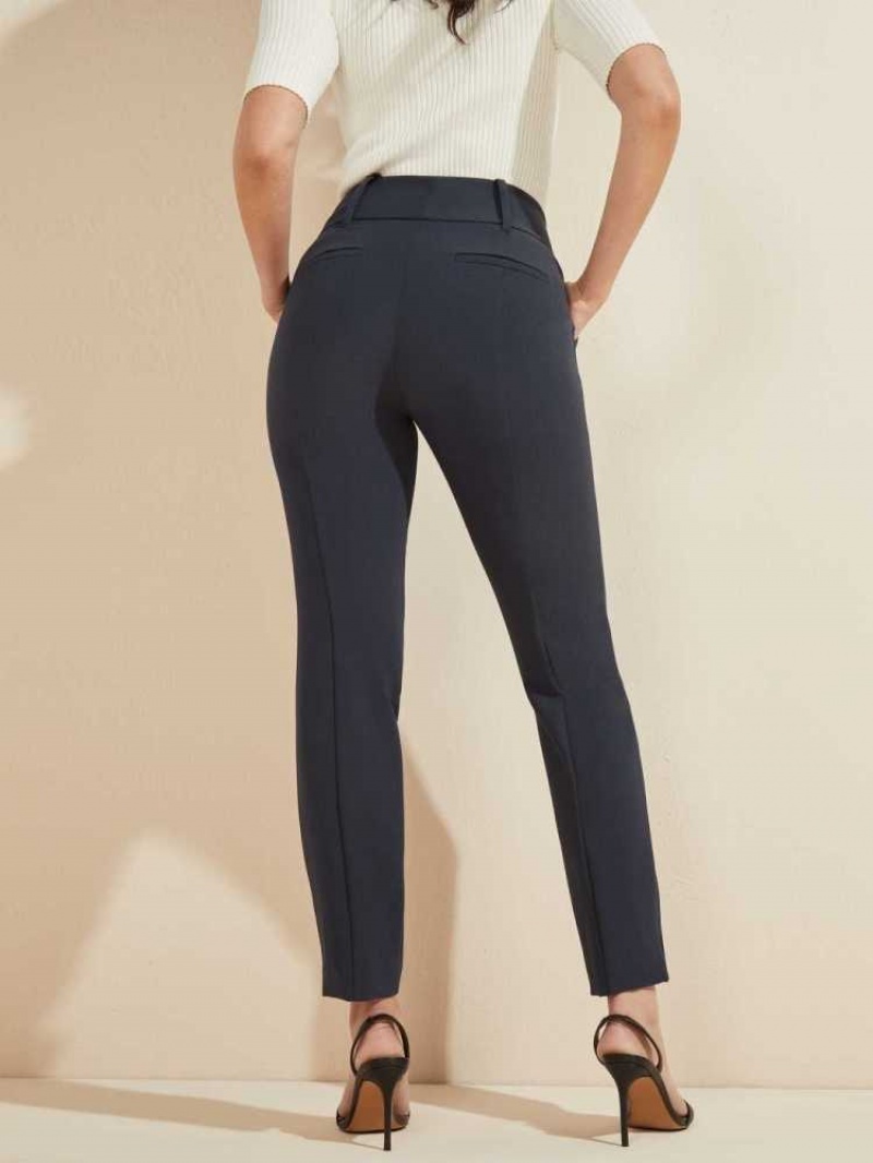 Pantalon Guess Shelly Femme Bleu | 14275-QDFG