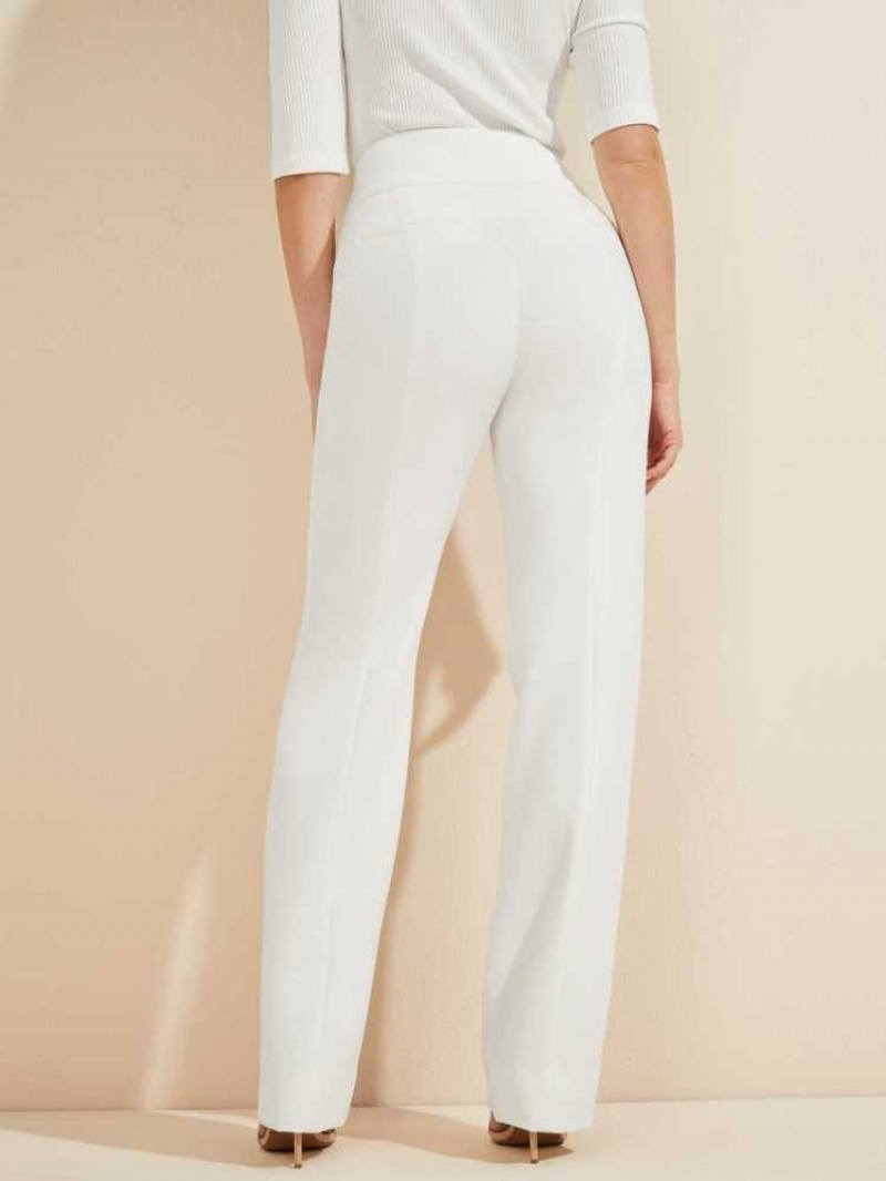 Pantalon Guess Vivian Femme Blanche | 41502-IAFW