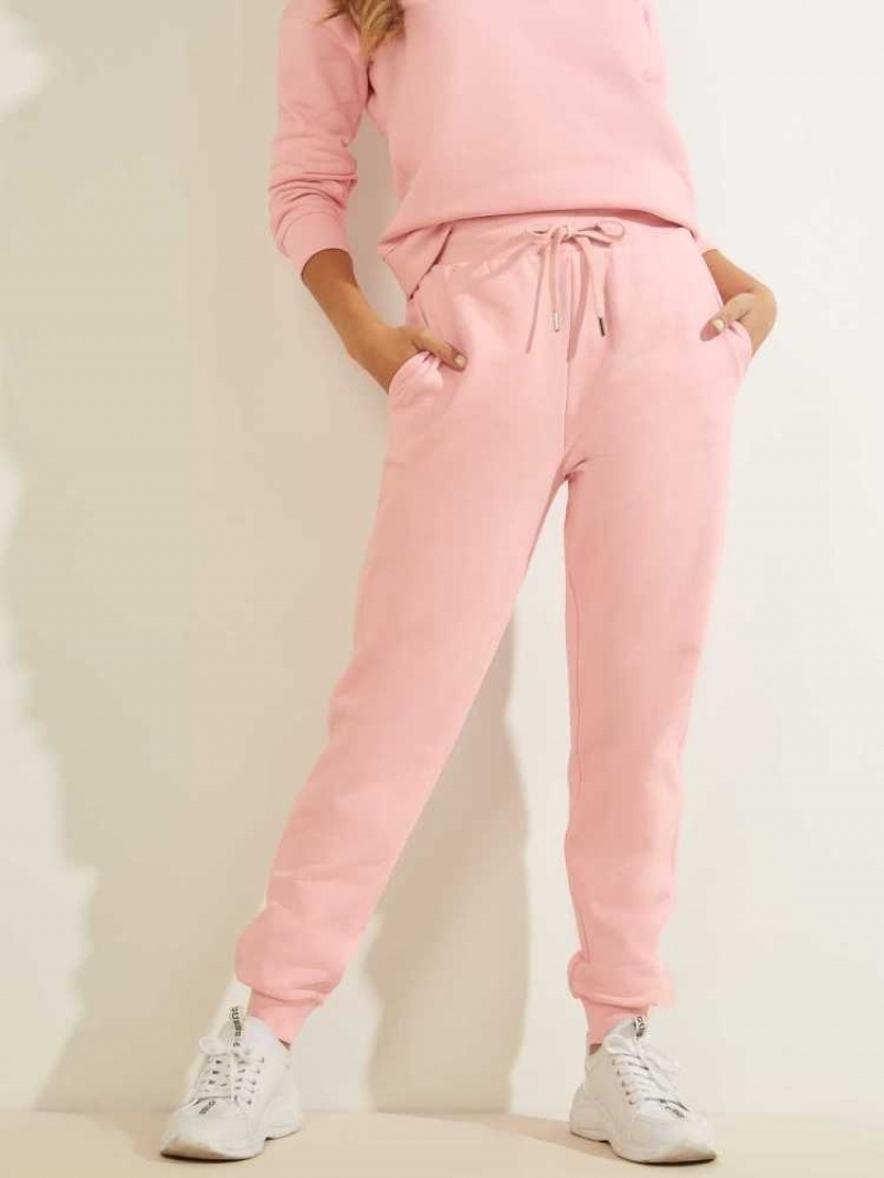 Pantalon Jogger Guess Eco Alene Femme Rose Clair | 95318-NKTQ