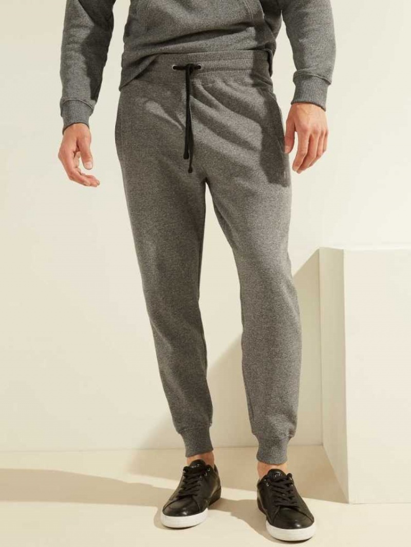 Pantalon Jogger Guess Eco Roy Homme Grise Foncé | 64275-KGAJ