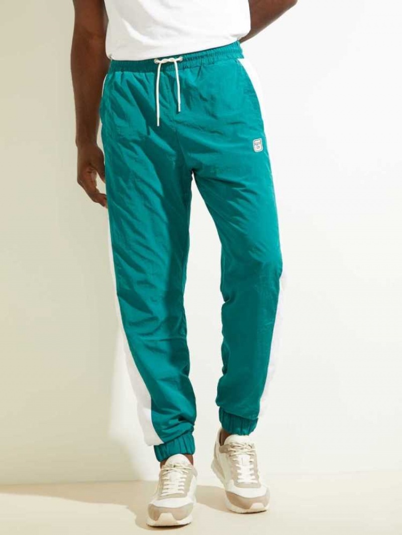 Pantalon Jogger Guess Nowell Homme Vert | 64189-IYWX