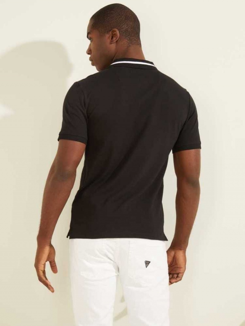 Polos Guess Eco Lyle Homme Noir | 94670-CKDT