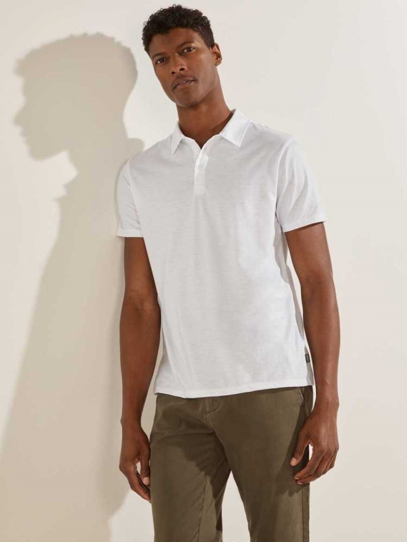 Polos Guess Mason Shine Homme Blanche | 76219-IPBC