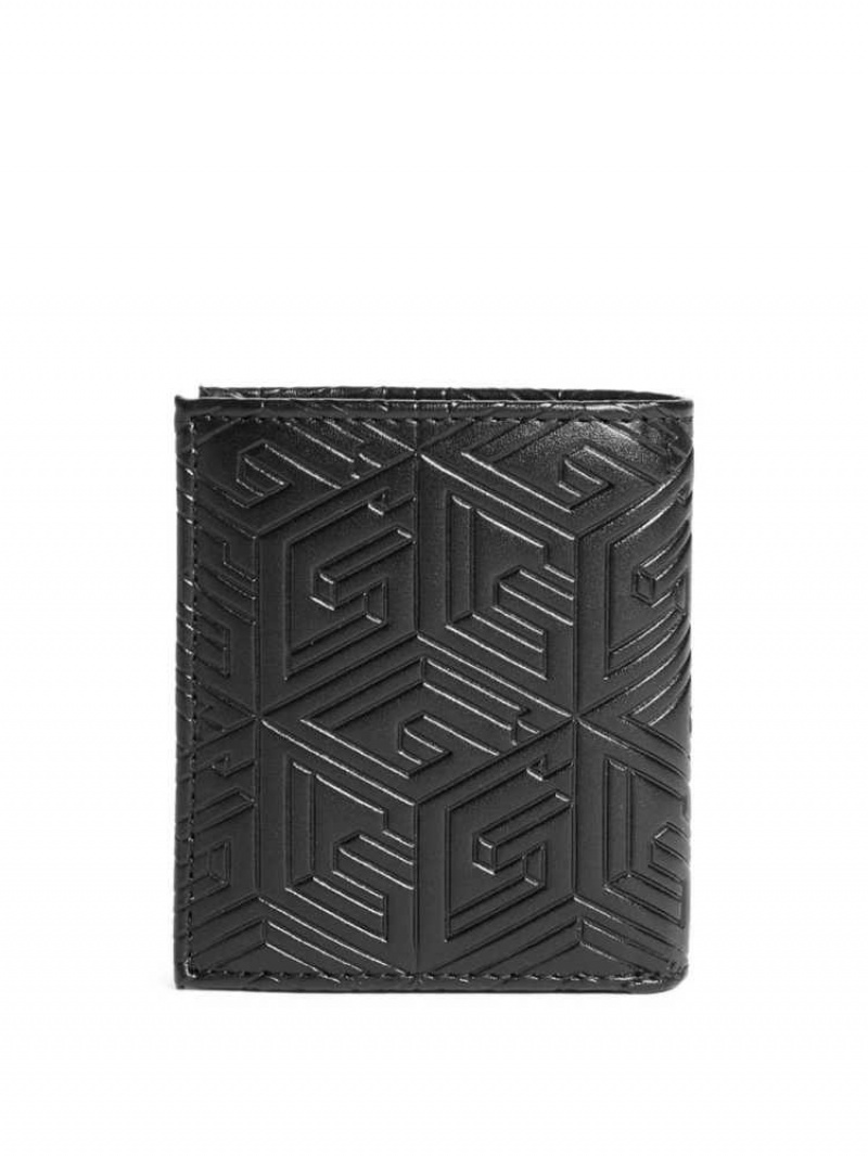 Portefeuilles Guess Baldo Small Billfold Homme Noir | 15793-LRNV