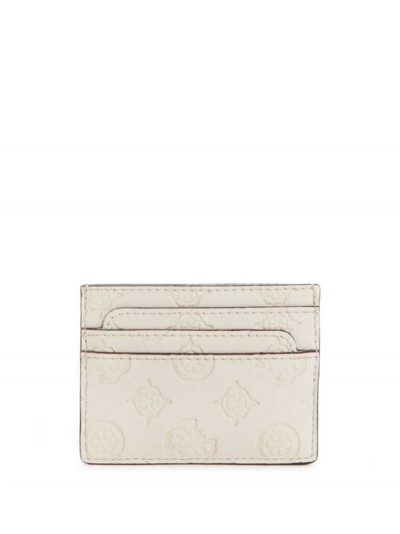 Portefeuilles Guess Bea Card Holder Femme Grise | 52093-EFDW