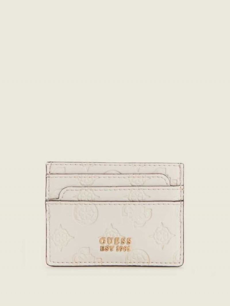 Portefeuilles Guess Bea Card Holder Femme Grise | 52093-EFDW