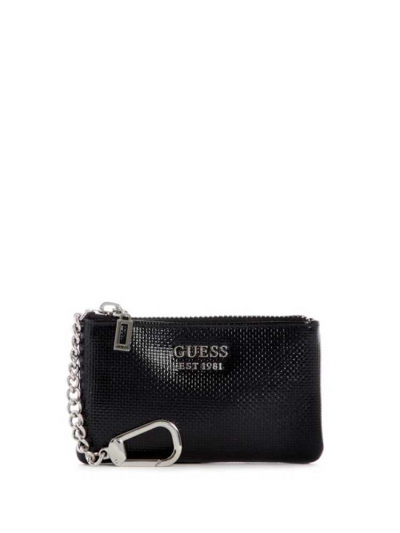 Portefeuilles Guess Layla Zip Pouch Femme Noir | 35408-ZWVB