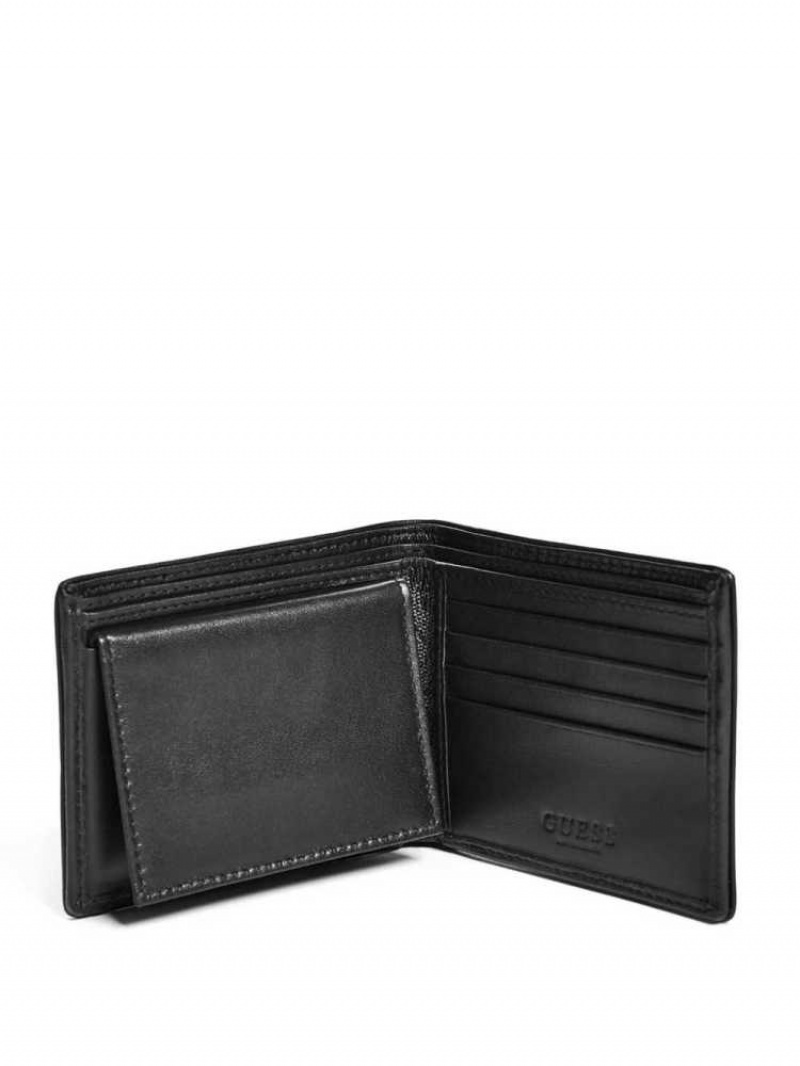 Portefeuilles Guess Quattro G Pass Case Homme Noir | 61927-OZJD