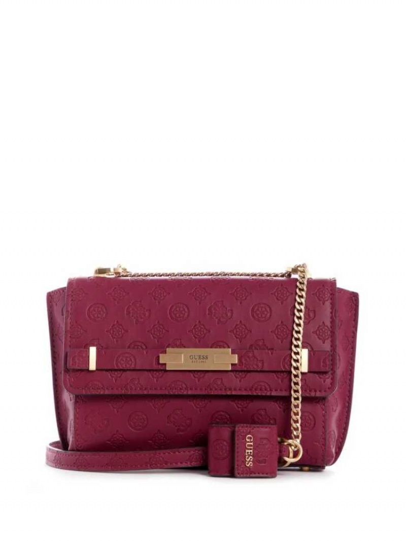 Sac Crossbody Guess Bea Convertible Femme Marron | 23791-YMKC