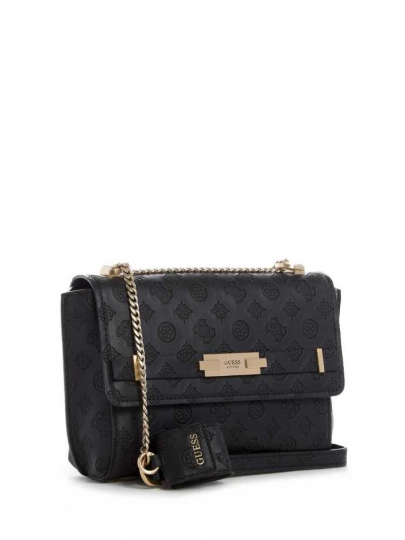 Sac Crossbody Guess Bea Convertible Femme Noir | 81094-PKCA