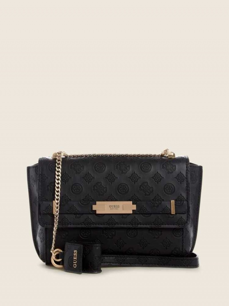 Sac Crossbody Guess Bea Convertible Femme Noir | 81094-PKCA