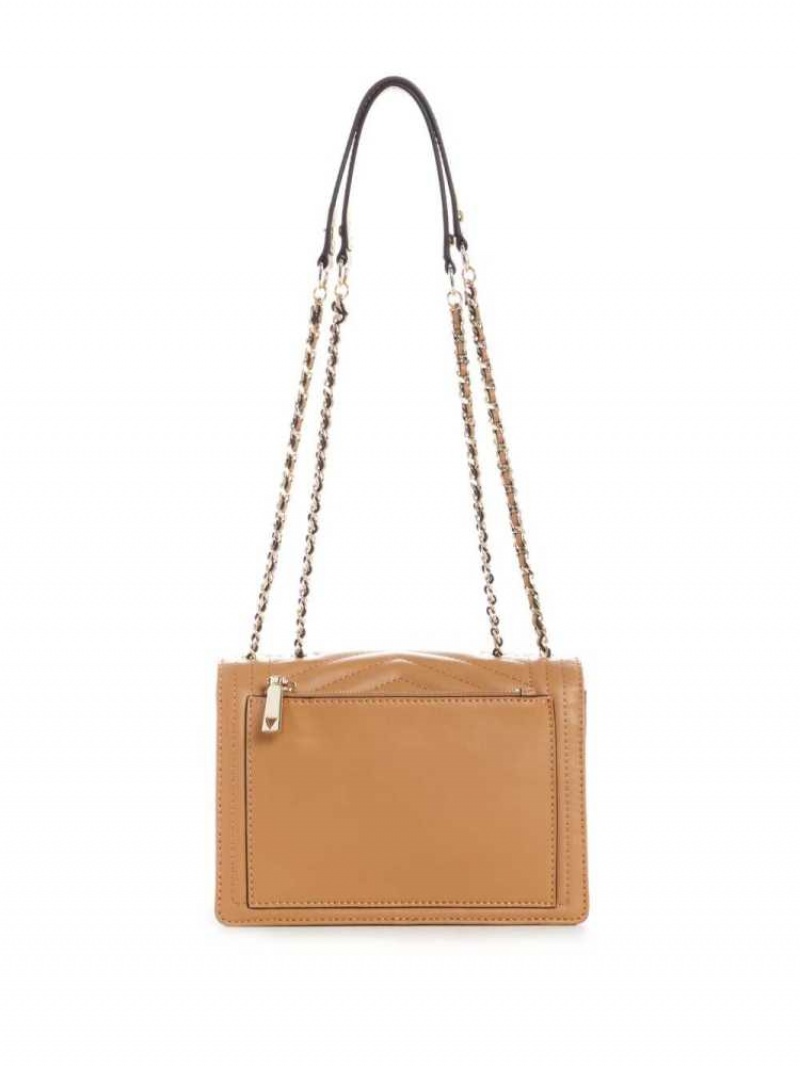 Sac Crossbody Guess Lida Convertible Femme Beige | 14380-SURG