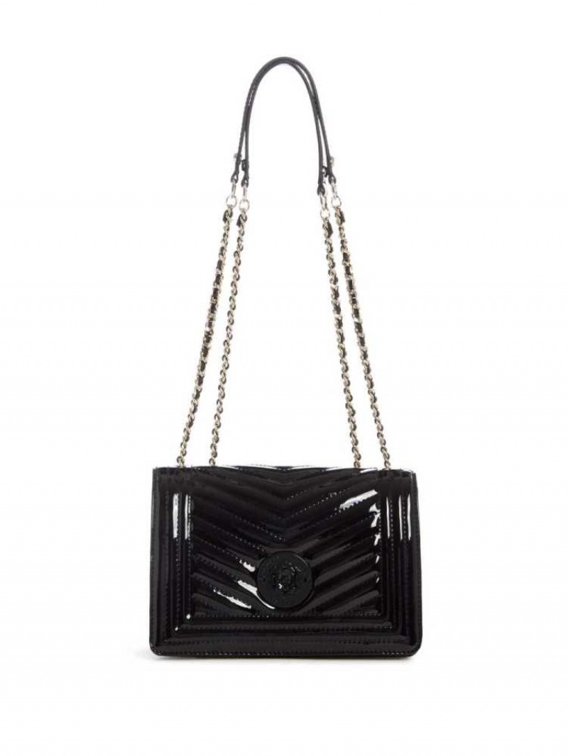 Sac Crossbody Guess Lida Convertible Femme Noir | 64701-ORBI