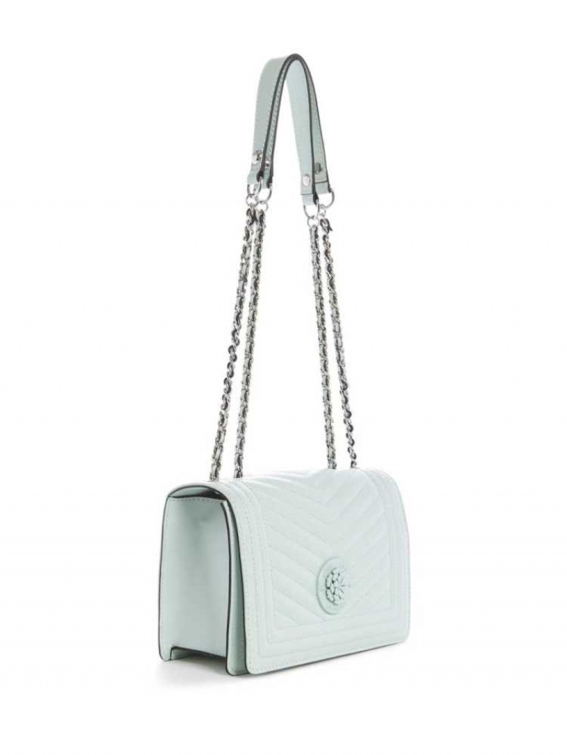 Sac Crossbody Guess Lida Convertible Femme Turquoise Clair | 60149-CVOY