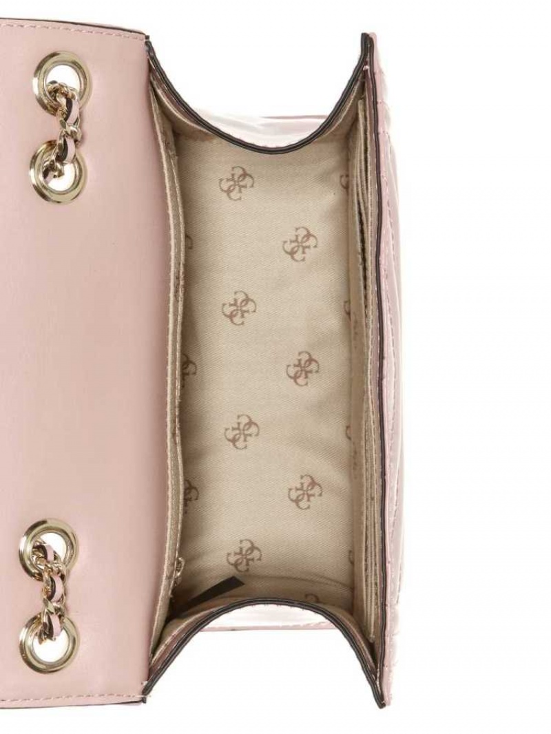 Sac Crossbody Guess Lida Convertible Femme Rose Rose | 06512-HREB