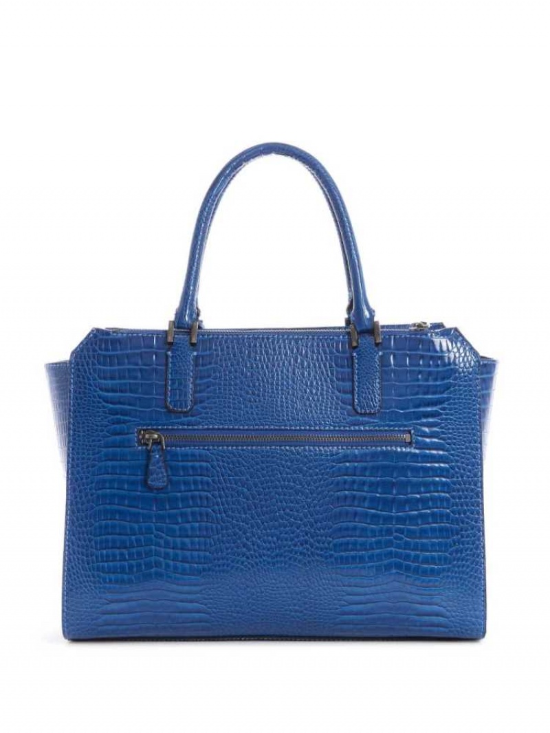 Sac Crossbody Guess Raffie Carryall Femme Bleu Royal | 02578-FGAM