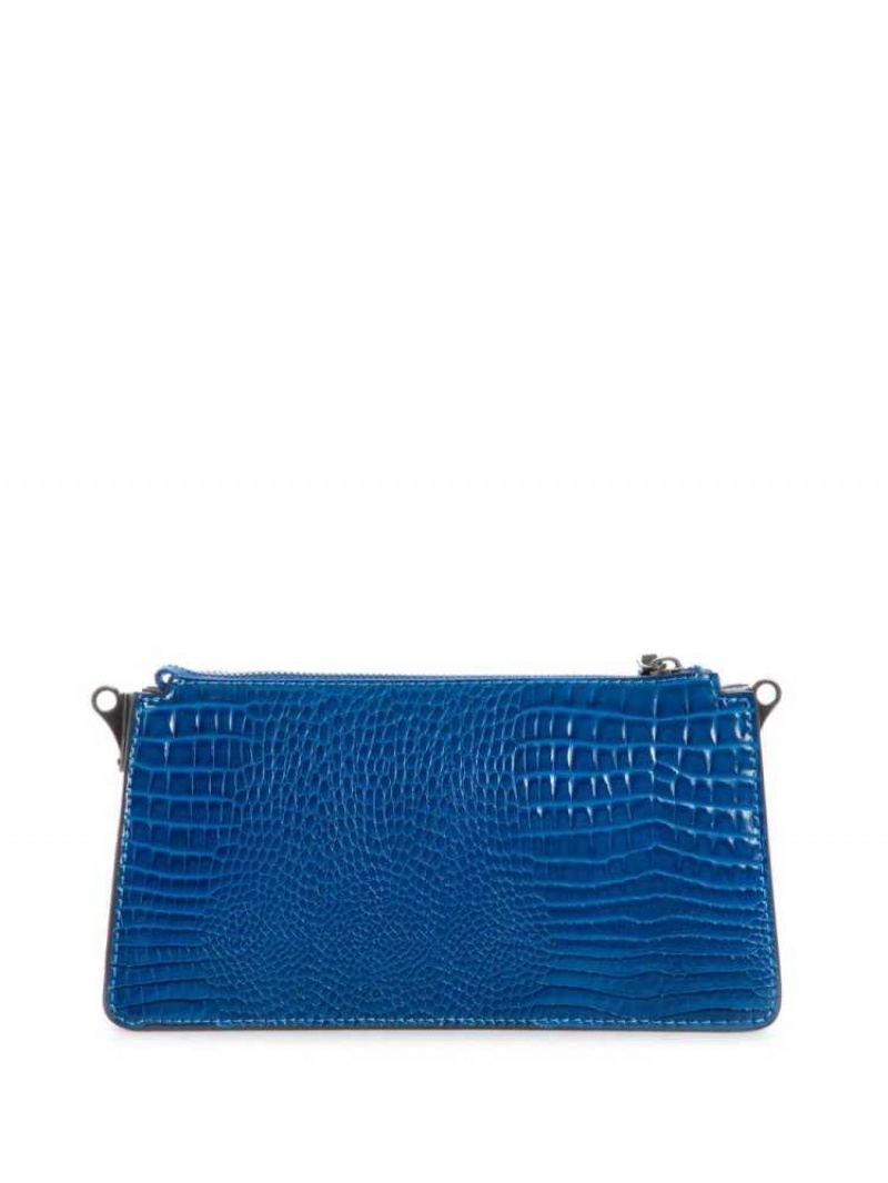 Sac Crossbody Guess Raffie Mini Femme Bleu Royal | 57901-ADXH