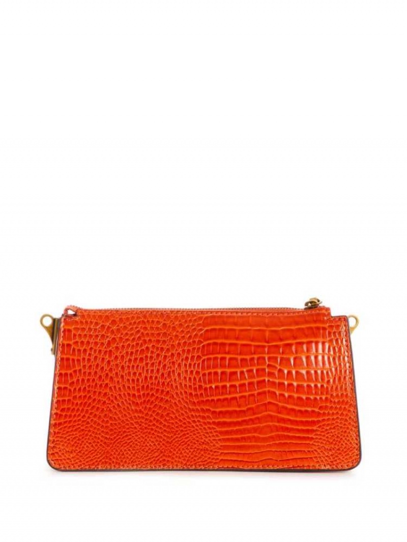 Sac Crossbody Guess Raffie Mini Femme Orange | 14329-MQWA