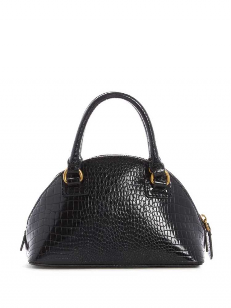 Sac Crossbody Guess Shilah Small Dome Femme Noir | 30741-PKLU