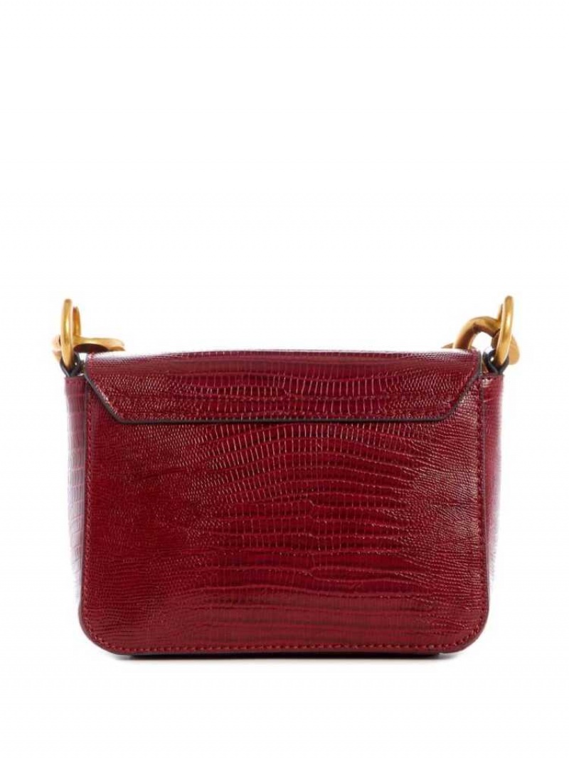 Sac Crossbody Guess Tullia Mini Femme Rouge | 83149-ZOJU