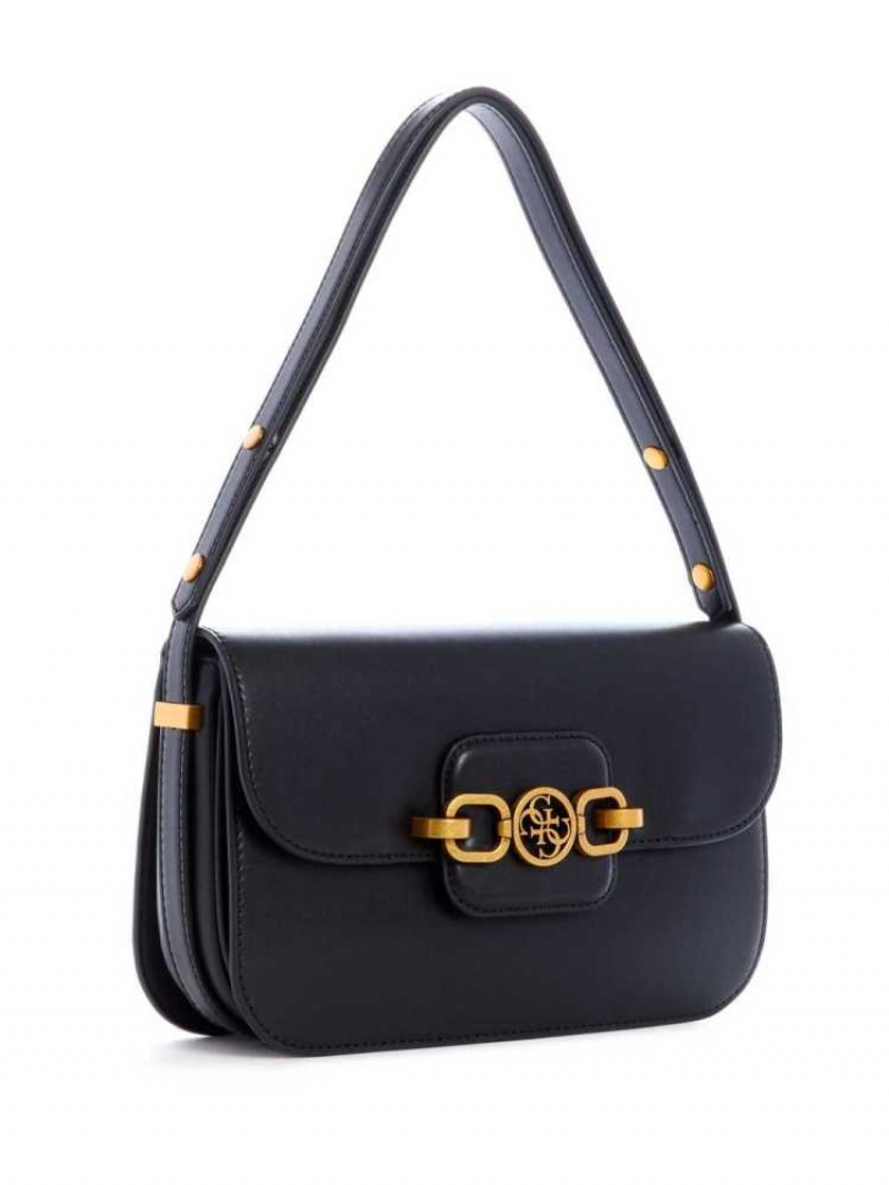 Sac Porté Épaule Guess Hensely Convertible Femme Noir | 79608-CHUT