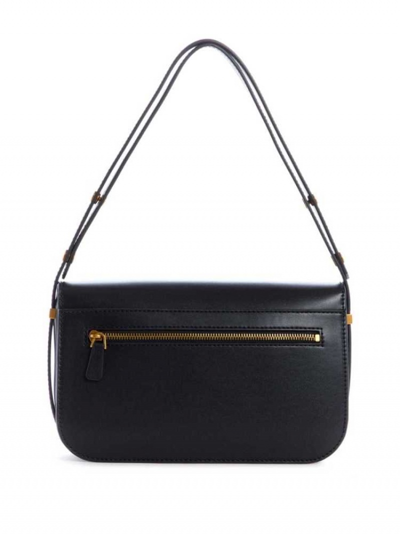 Sac Porté Épaule Guess Hensely Convertible Femme Noir | 79608-CHUT