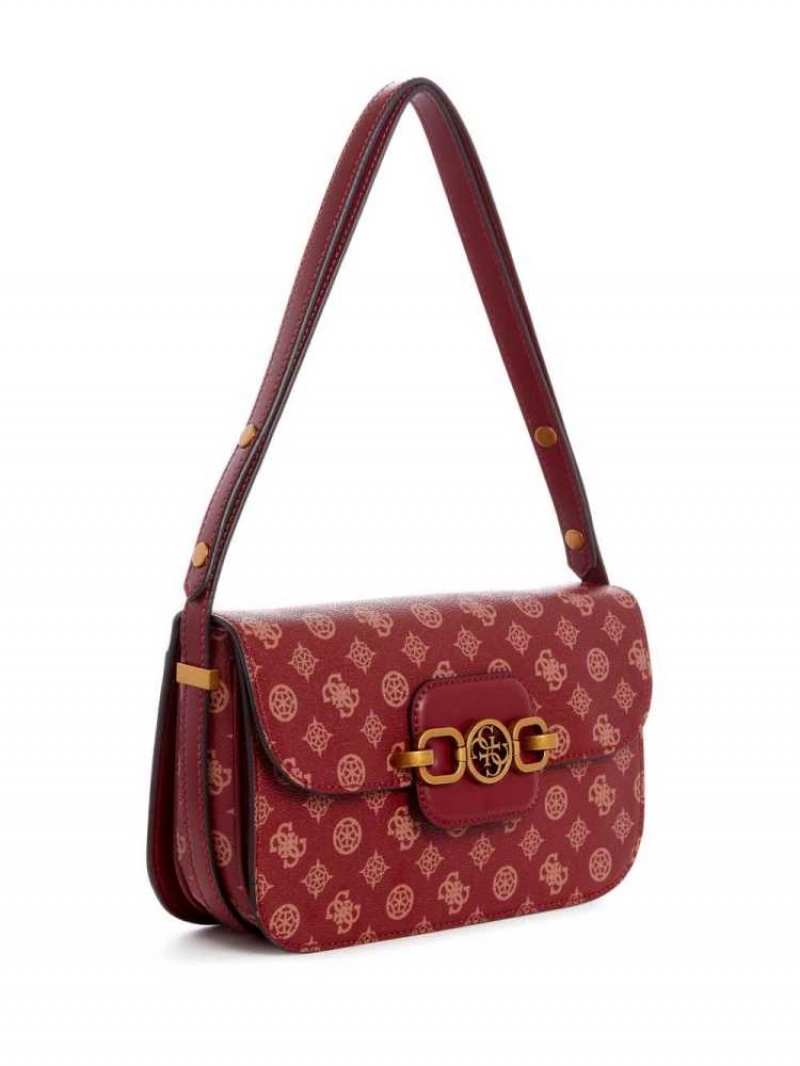 Sac Porté Épaule Guess Hensely Logo Convertible Femme Multicolore | 35072-JATU