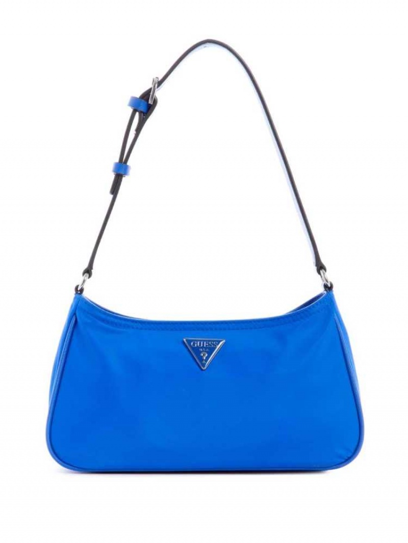 Sac Porté Épaule Guess Little Bay Femme Bleu | 19625-KWUB