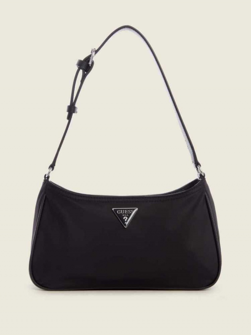 Sac Porté Épaule Guess Little Bay Femme Noir | 05467-HWDF