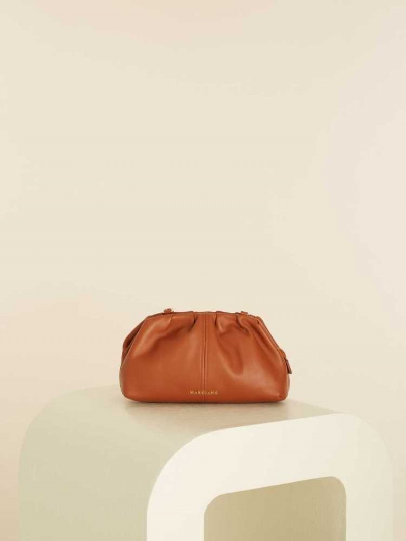 Sac a Main Guess Gathered Clutch Femme Bordeaux | 04917-LKYB