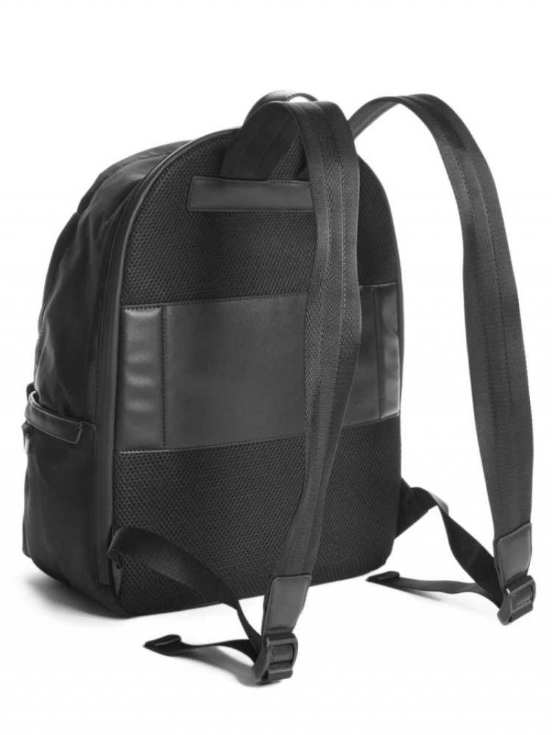 Sacs à Dos Guess Certosa Compact Homme Noir | 64308-WLGN