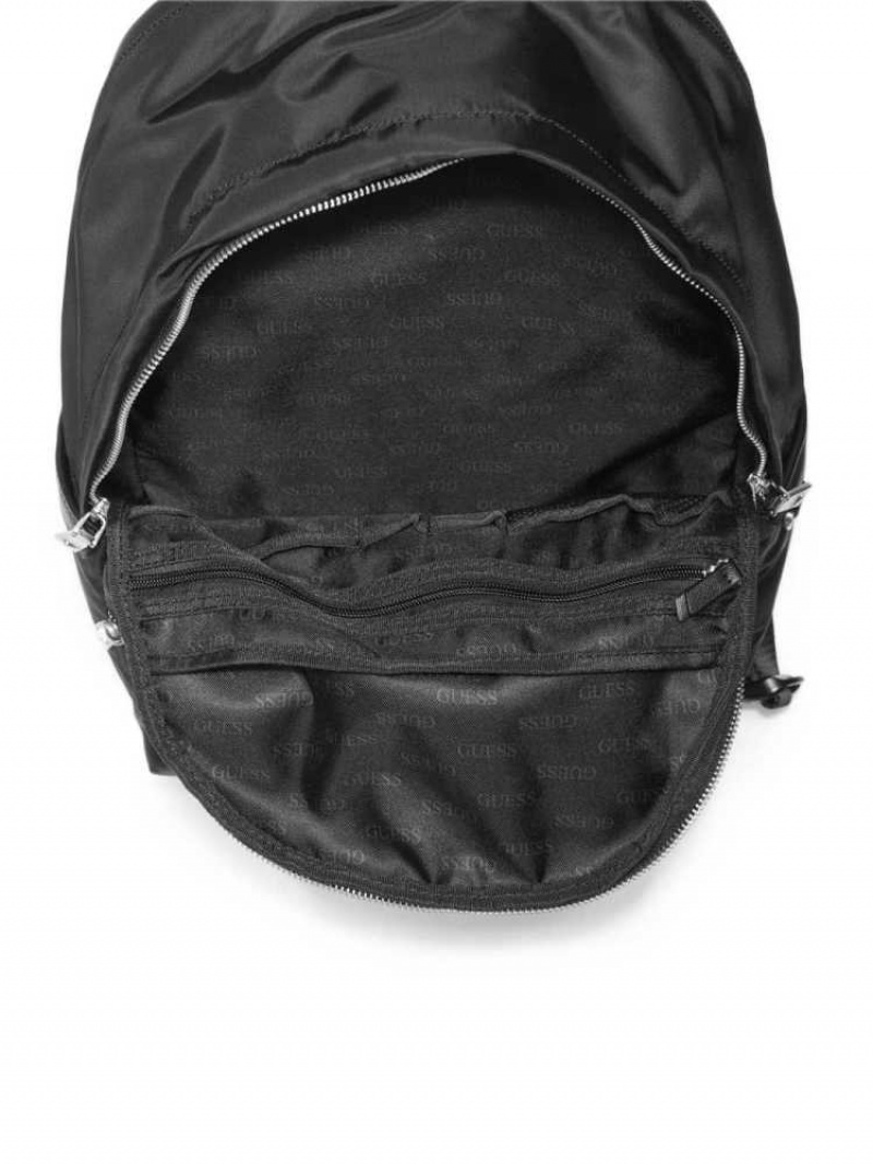 Sacs à Dos Guess Certosa Compact Homme Noir | 64308-WLGN