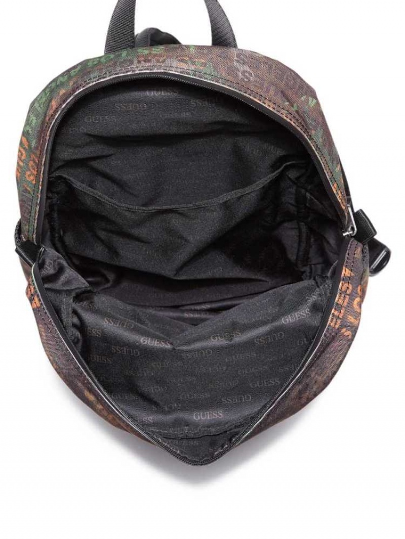 Sacs à Dos Guess Elvis Femme Camouflage Multicolore | 46925-EFDK