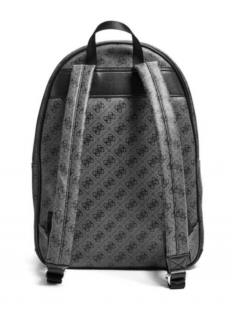 Sacs à Dos Guess Kevin Logo-Print Femme Noir | 38562-VCGD