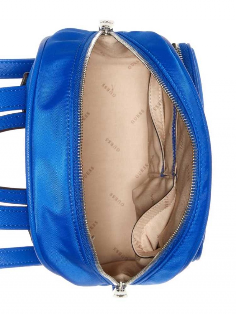 Sacs à Dos Guess Little Bay Femme Bleu | 96410-AIFX