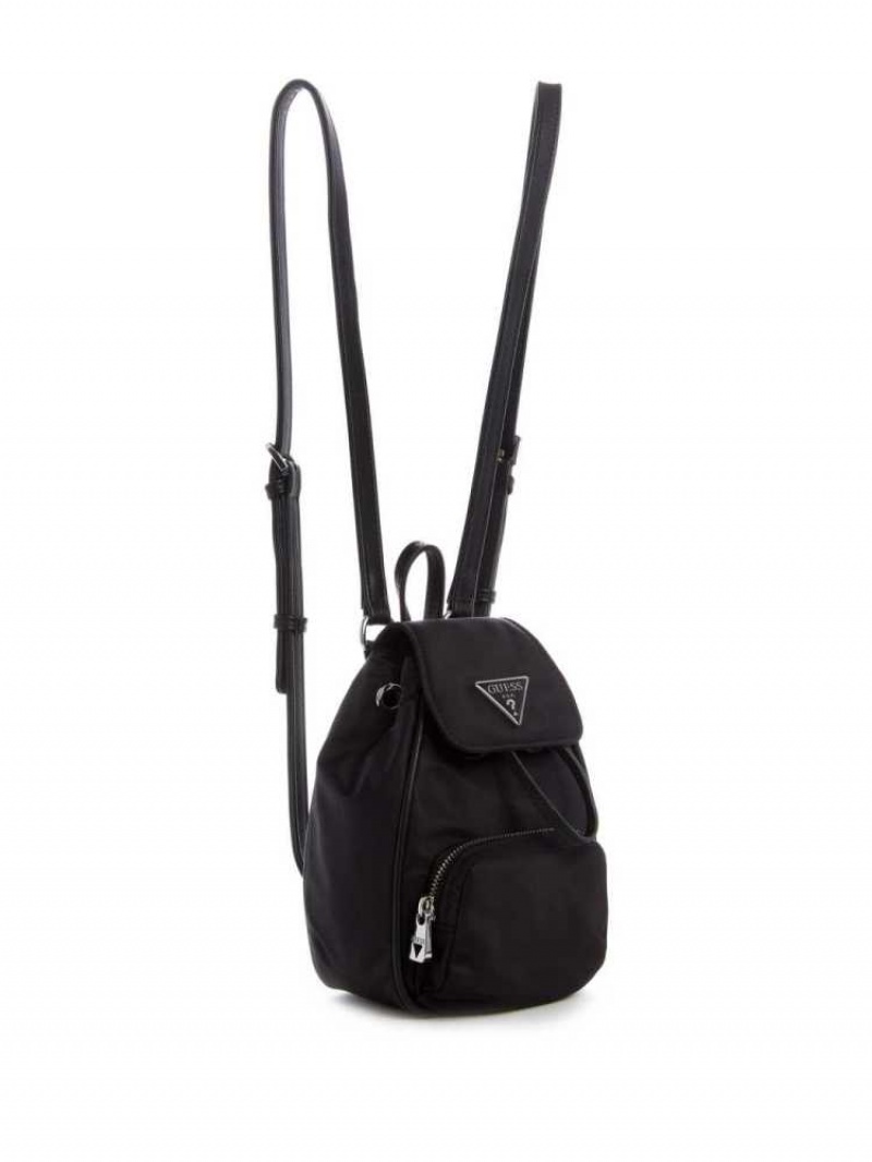 Sacs à Dos Guess Little Bay Mini Femme Noir | 05297-FETQ