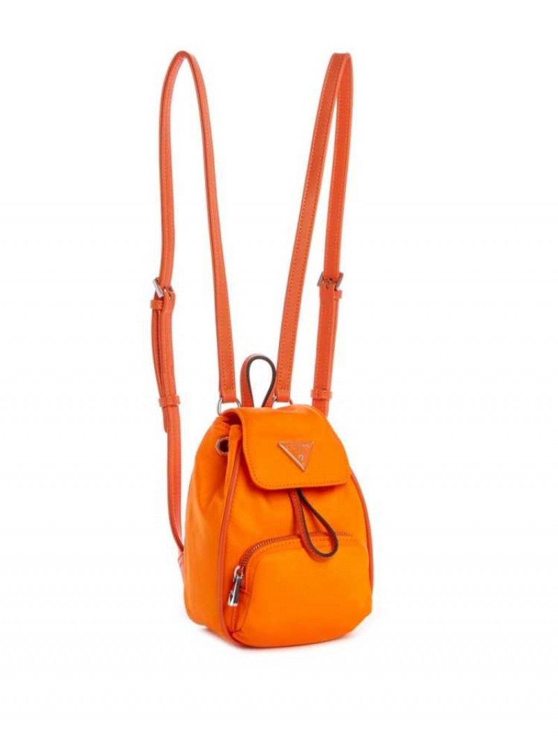 Sacs à Dos Guess Little Bay Mini Femme Orange | 60794-DOKJ