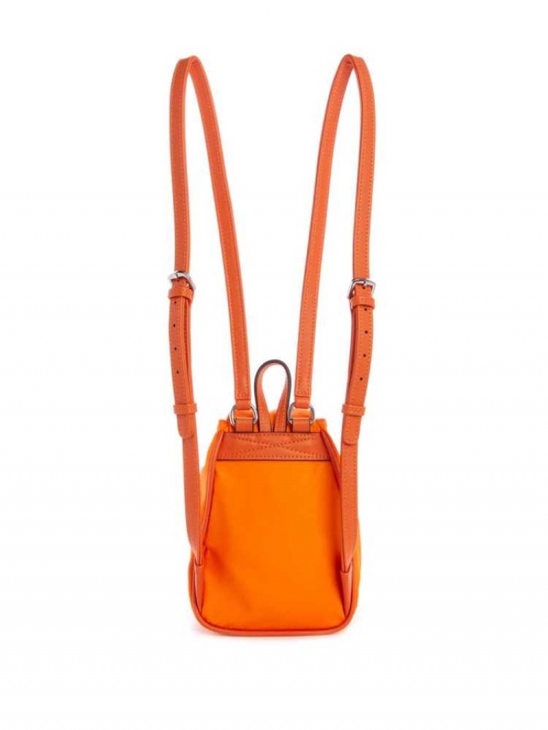 Sacs à Dos Guess Little Bay Mini Femme Orange | 60794-DOKJ