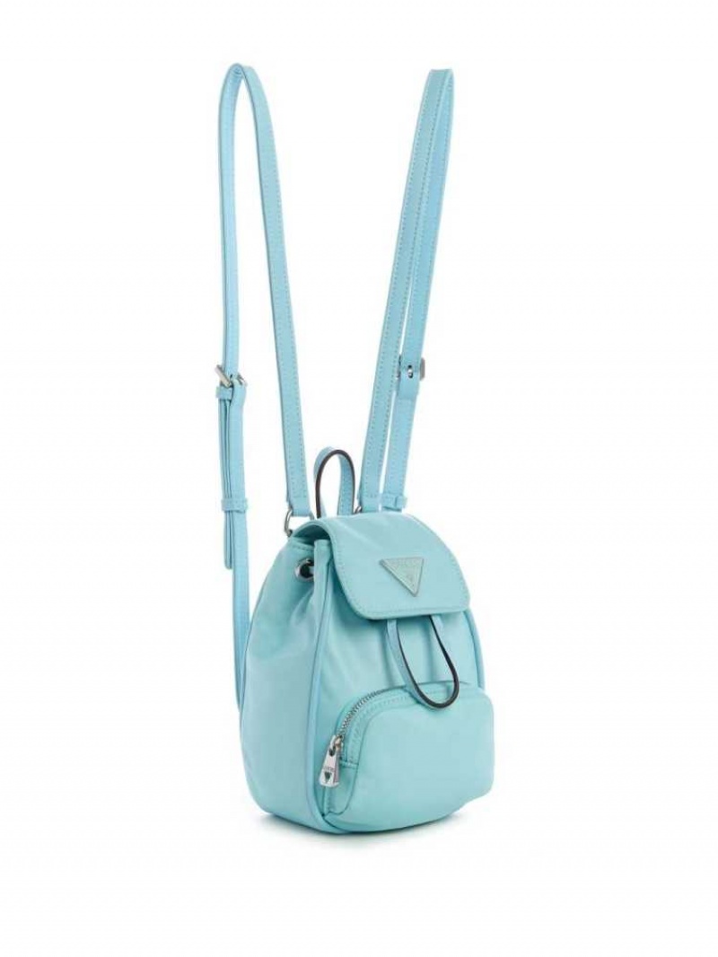 Sacs à Dos Guess Little Bay Mini Femme Turquoise Clair | 91720-VEKT