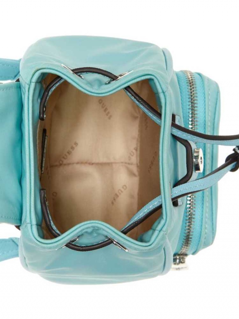 Sacs à Dos Guess Little Bay Mini Femme Turquoise Clair | 91720-VEKT