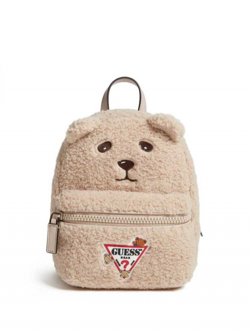 Sacs à Dos Guess Originale Bear Femme Marron | 62140-IFOS