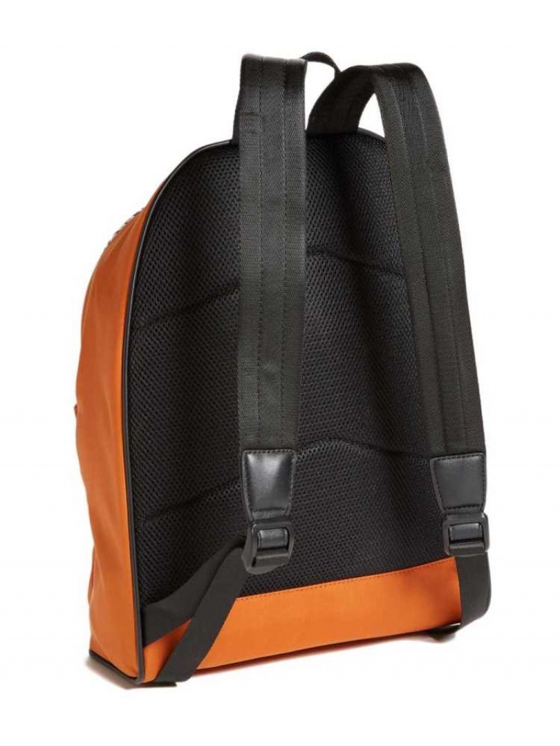 Sacs à Dos Guess Quarto Nylon Femme Orange | 74036-CUGW