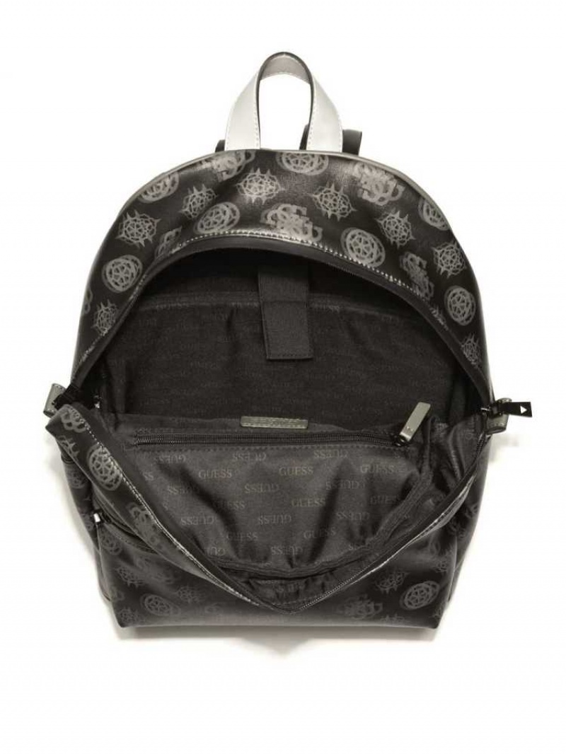 Sacs à Dos Guess Quatro Femme Noir Multicolore | 97081-IGZW