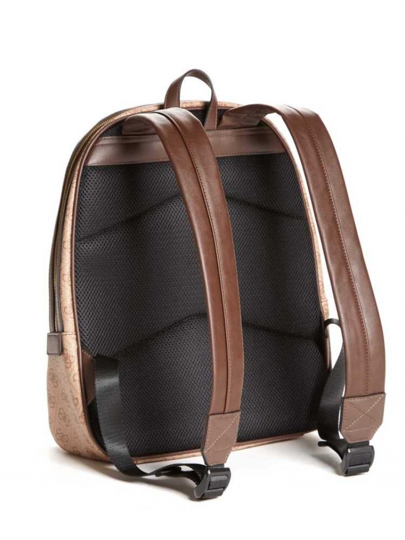 Sacs à Dos Guess Vezzola Logo Homme Marron | 30629-LUQI